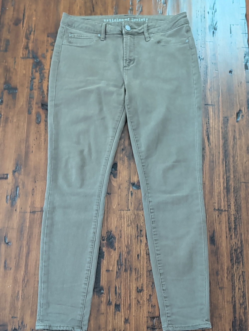 Articles of Society Olive Green Skinny Jeans Women's Size 30